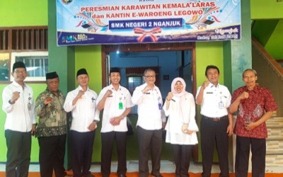 Peresmian Karawitan Kemala Laras dan Kantin E-Waroeng Legowo SMK Negeri 2 Nganjuk